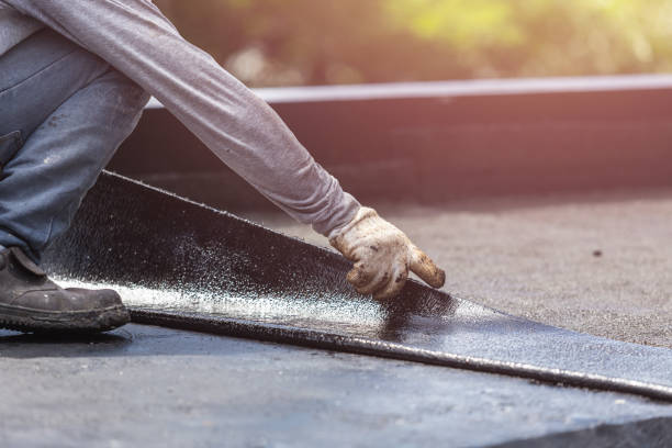 Professional Basement Waterproofing technician working in Kearny, NJ